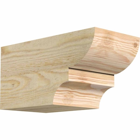 Ekena Millwork Ridgewood Rough Sawn Rafter Tail, Douglas Fir, 6"W x 6"H x 12"L RFT06X06X12RID00RDF